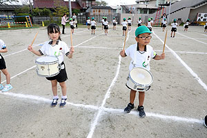 鼓隊の活動頑張っています！　A・B