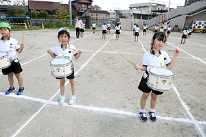 鼓隊の活動頑張っています！　A・B