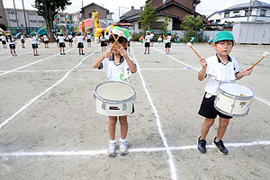 鼓隊の活動頑張っています！　A・B