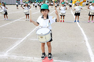 鼓隊の活動頑張っています！　A・B