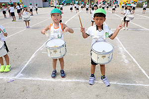 鼓隊の活動頑張っています！　A・B