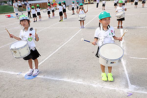 鼓隊の活動頑張っています！　A・B