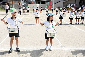 鼓隊の活動頑張っています！　A・B