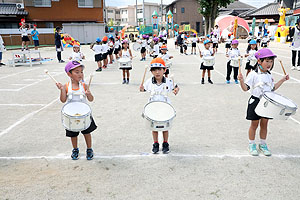 鼓隊の活動頑張っています！　C・D・E