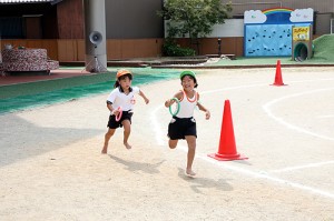 リレー楽しかったね‼　　年長