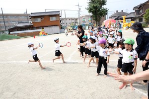 リレー楽しかったね‼　　年長