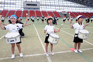 運動会予行２　　年長組　鼓笛・C・Ｄ・Ｅ