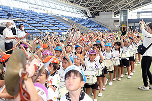 運動会予行２　　年長組　鼓笛・C・Ｄ・Ｅ