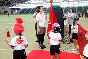 運動会予行２　　年長組　鼓笛・C・Ｄ・Ｅ