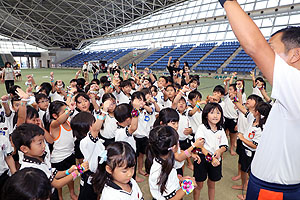 運動会予行3　　　年長組　組体操