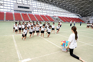 運動会予行4　　　年長組　バルーン