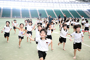 運動会予行4　　　年長組　バルーン