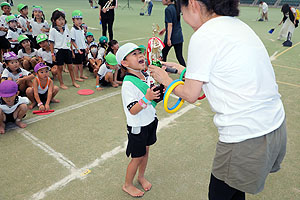 運動会予行5　　　年長組リレー