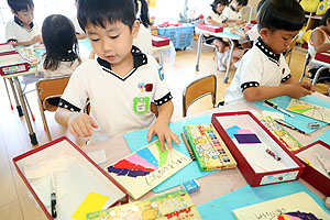 運動会の招待状の制作　B