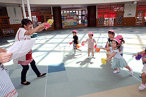 運動会のリズム活動　ひよこ