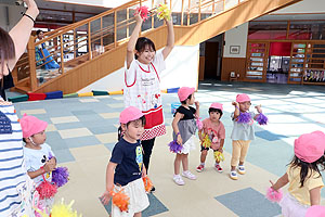 運動会のリズム活動　ひよこ