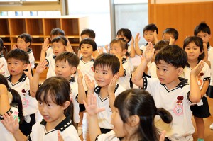 イングリッシュ　楽しかったね　うさぎ・きりん