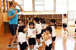 イングリッシュ　楽しかったね　うさぎ・きりん