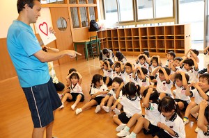 イングリッシュ　楽しかったね　うさぎ・きりん