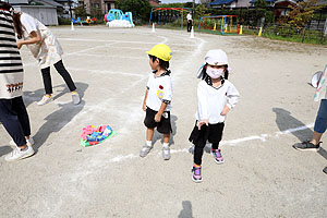 Ｅ組・ひまわり組のミニうんどうかい