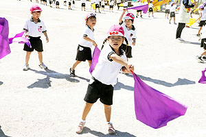 運動会のリズム活動　年中組