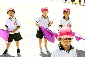 運動会のリズム活動　年中組