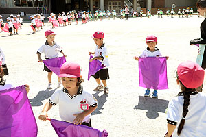 運動会のリズム活動　年中組