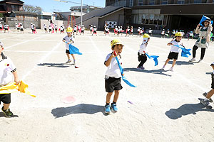 運動会のリズム活動　年中組