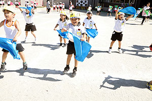 運動会のリズム活動　年中組