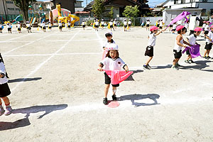 運動会のリズム活動　年中組