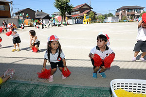 運動会のリズム活動　うさぎ・りす・ことり