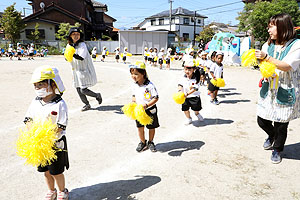 運動会のリズム活動　こあら・ぱんだ・きりん