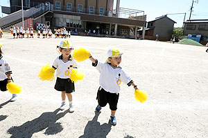 運動会のリズム活動　こあら・ぱんだ・きりん