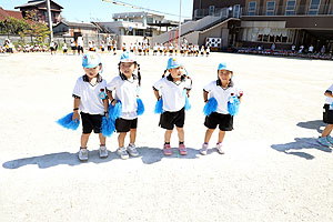 運動会のリズム活動　こあら・ぱんだ・きりん