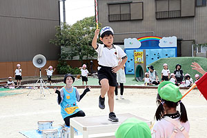 運動会予行が行われました　鼓笛　A・B