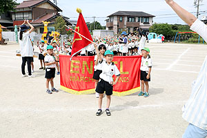 運動会予行が行われました　鼓笛　A・B