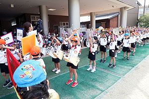運動会予行が行われました　鼓笛　C・D・E