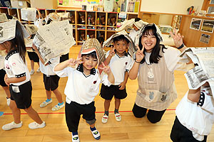 新聞遊び　たんぽぽ