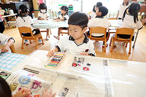 年中組さんの運動会活動を応援しました！　ぱんだ
