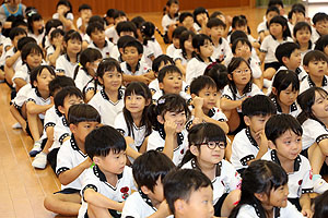 運動会がんばろうね！！　年少・年中・年長組