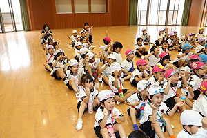 運動会がんばろうね！！　年少・年中・年長組