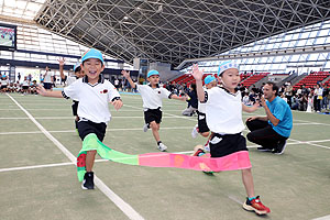 エンゼル運動会１　　　　年中かけっこ