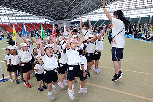 エンゼル運動会１　　　　年中かけっこ