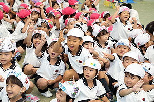 エンゼル運動会１　　　　年中かけっこ