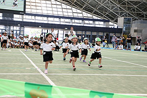 エンゼル運動会３　　　　年少かけっこ