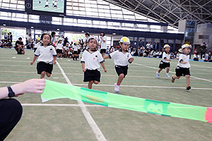 エンゼル運動会３　　　　年少かけっこ