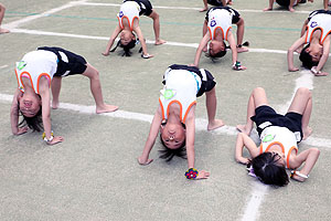 エンゼル運動会８　　　　年長 組体操・バルーン