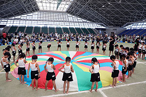 エンゼル運動会８　　　　年長 組体操・バルーン