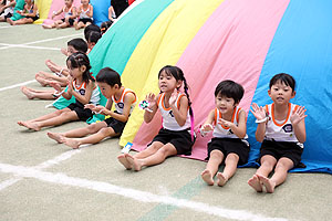 エンゼル運動会８　　　　年長 組体操・バルーン