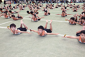 エンゼル運動会８　　　　年長 組体操・バルーン